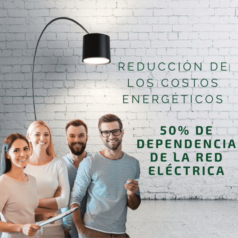 50% REDUCCIÓN COSTOS ENERGÉTICOS